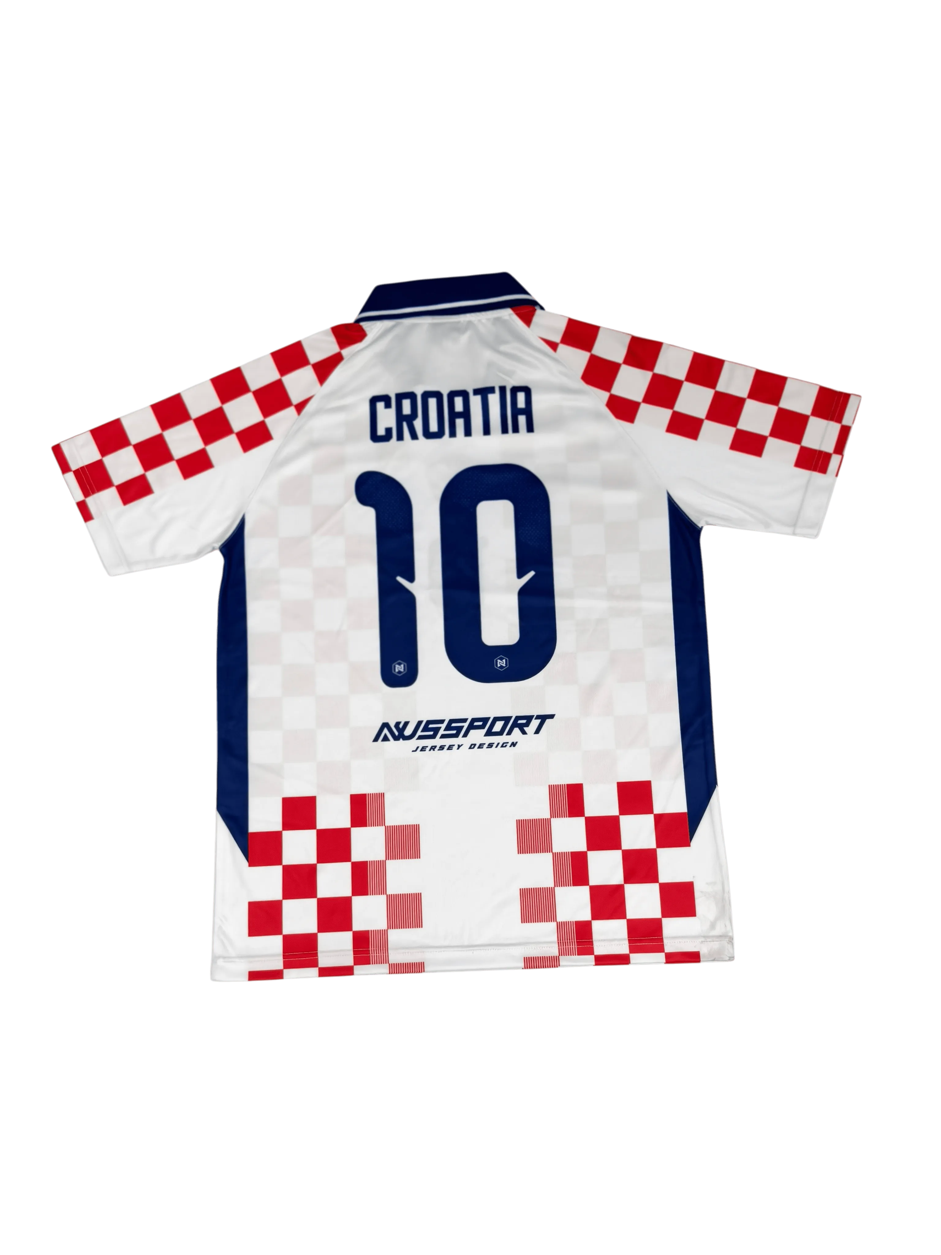 CROATIA home jersey — back