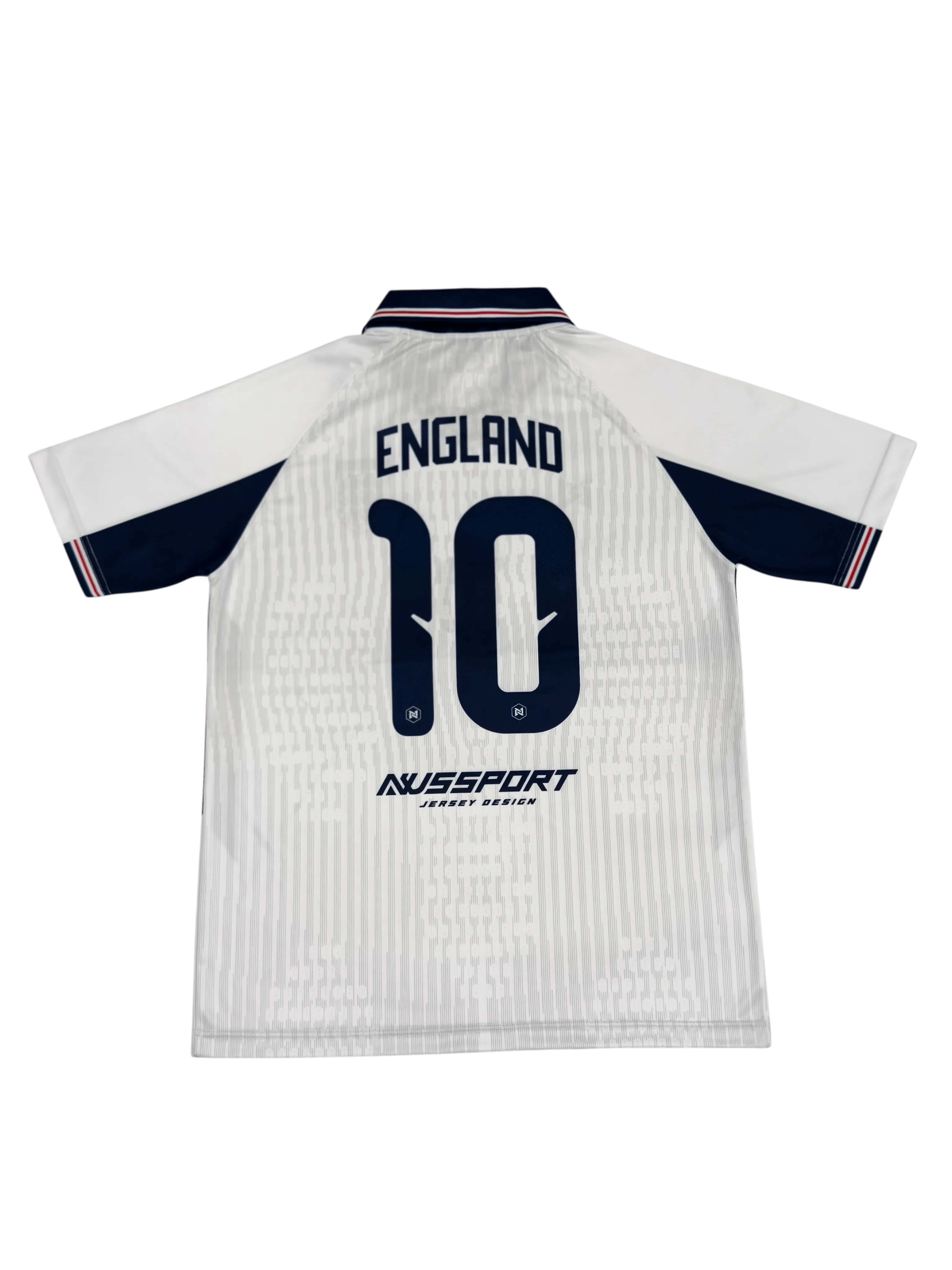 ENGLAND home jersey — back